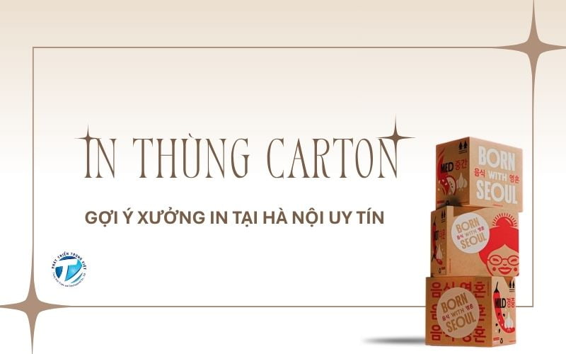 Gợi Ý Xưởng In Thùng Carton Hà Nội Theo Yêu Cầu Uy Tín